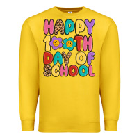 Lemon happy 100 th day of school Premium Sweatshirt - MaliasSmallBusiness