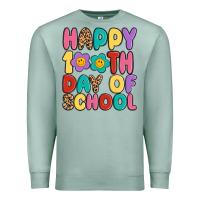 Seafoam happy 100 th day of school Premium Sweatshirt - MaliasSmallBusiness