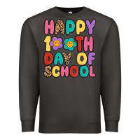 Smoke happy 100 th day of school Premium Sweatshirt - MaliasSmallBusiness