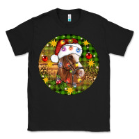 Black Christmas horse Classic Tee - Artiststas