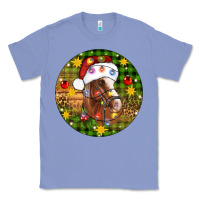 Colony Blue Christmas horse Classic Tee - Artiststas