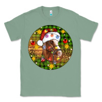 Sage Christmas horse Classic Tee - Artiststas