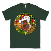 Sports Green Christmas horse Classic Tee - Artiststas