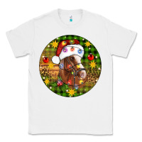 White Christmas horse Classic Tee - Artiststas