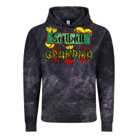 Cloud Black softball grandma with leopard Vintage Hoodie - Zillion Design Studio