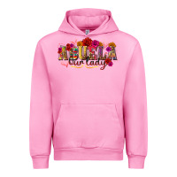 Fuchsia Pink Abuela Our Lady Urban Hoodie - texasbilliewilder