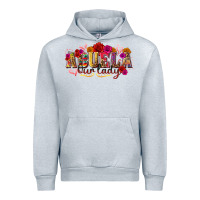 Heather Grey Abuela Our Lady Urban Hoodie - texasbilliewilder