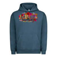Pigment Midnight Navy Abuela Our Lady Urban Hoodie - texasbilliewilder