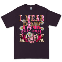 Plum i wear pink for my mom Premium Tee - BarkalooDesign