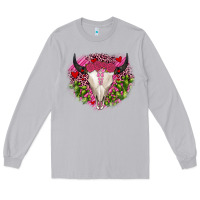Moon Dust bull skull cactus valentines Long Sleeve Tee - JahusDesignShop