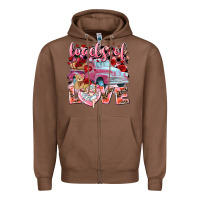 Chestnut loads of love valentines day truck Zipper Hoodie - NancyCooperArtShop