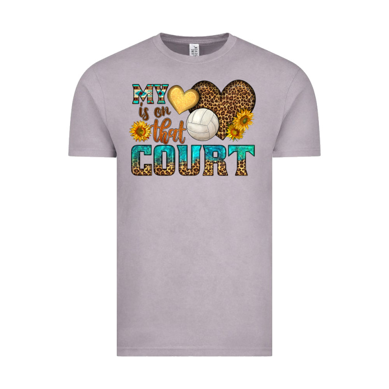 My Heart Is On That Court Vintage Tee by HRA Design Shop | Teevron