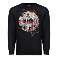 Black happy new year Premium Sweatshirt - MaliasSmallBusiness