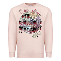 Pale Pink happy new year Premium Sweatshirt - MaliasSmallBusiness