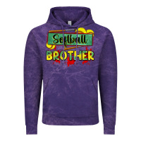 Cloud Purple softball brother Vintage Hoodie - Zillion Design Studio
