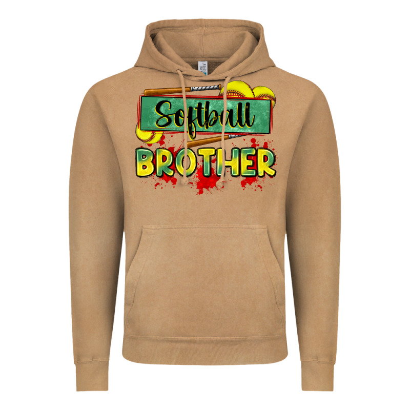 Softball Brother Vintage Hoodie by Zillion Design Studio | Teevron
