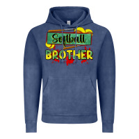Vintage Denim softball brother Vintage Hoodie - Zillion Design Studio