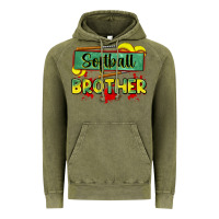 Vintage Olive softball brother Vintage Hoodie - Zillion Design Studio