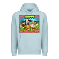 Blue Mist Happy Easter Farm Animals 20oz skinny Premium Hoodie - LillyAllenDesigns