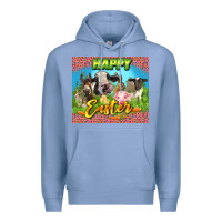 Colony Blue Happy Easter Farm Animals 20oz skinny Premium Hoodie - LillyAllenDesigns
