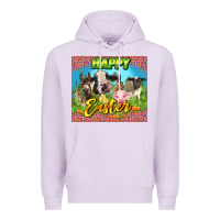 Lilac Happy Easter Farm Animals 20oz skinny Premium Hoodie - LillyAllenDesigns