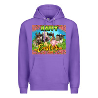 Purple Happy Easter Farm Animals 20oz skinny Premium Hoodie - LillyAllenDesigns