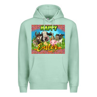 Seafoam Happy Easter Farm Animals 20oz skinny Premium Hoodie - LillyAllenDesigns