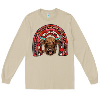 Mushroom valentines highland cow rainbow Long Sleeve Tee - JahusDesignShop