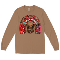 Toasted Coconut valentines highland cow rainbow Long Sleeve Tee - JahusDesignShop