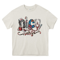 Cream nice nurse Heavy Core Tee - SublimationCraftShop