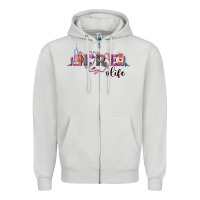 Dove Grey nurse life Zipper Hoodie - BarkalooDesign