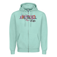 Seafoam nurse life Zipper Hoodie - BarkalooDesign