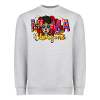 Heather Grey mama chingona Heavyweight Sweatshirt - CTS Tumbler Store