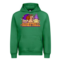 Emerald Basketball gnomes Urban Hoodie - NancyCooperArtShop
