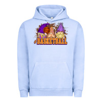 Pigment Grape Ice Basketball gnomes Urban Hoodie - NancyCooperArtShop