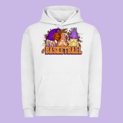 Basketball Gnomes Urban Hoodie Designed By Nancycooperartshop
