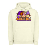 Pigment Pistachio Basketball gnomes Urban Hoodie - NancyCooperArtShop