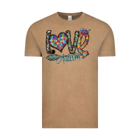 Vintage Coffee love autism Vintage Tee - SublimationCraftShop