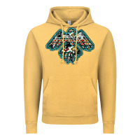Vintage Mustard western thunderbird Vintage Hoodie - RanaPortraitStore