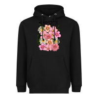 Black growth flower Heavyweight Hoodie - MaliasSmallBusiness
