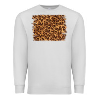 Dove Grey leopard background Premium Sweatshirt - NancyCooperArtShop