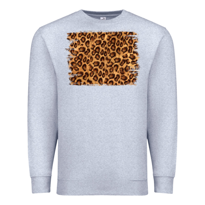 Leopard Background Premium Sweatshirt by NancyCooperArtShop | Teevron