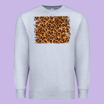 Leopard Background Premium Sweatshirt Designed By Nancycooperartshop