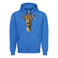 True Royal giraffe head Zipper Hoodie - LillyAllenDesigns