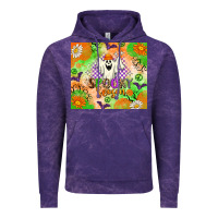 Cloud Purple spooky season Vintage Hoodie - texasbilliewilder