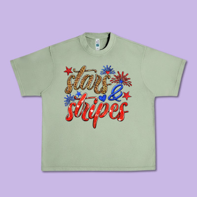 Stars And Stripes Urban Heavy Tee Designed By Hra Design Shop