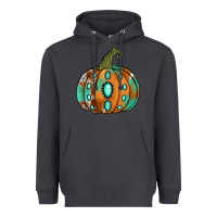 Smoke Western cowhide turquoise pumpkin Heavyweight Hoodie - NancyCooperArtShop