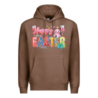 Chestnut Happy Easter Nurse Premium Hoodie - LillyAllenDesigns