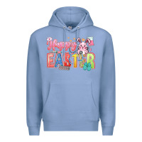Colony Blue Happy Easter Nurse Premium Hoodie - LillyAllenDesigns