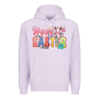 Lilac Happy Easter Nurse Premium Hoodie - LillyAllenDesigns